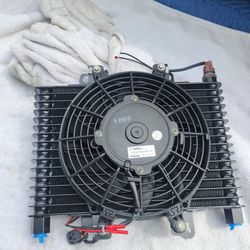 Engine oil or transmission cooler