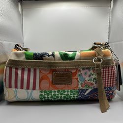 Coach Multicolor Patchwork Shoulder Bag 