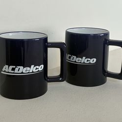 (2) ACDelco Coffee Cup Mugs GM General Motors Parts - Brand New