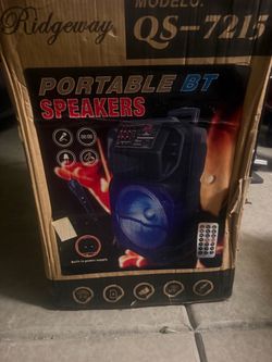 Ridgeway QS-7215 Portable Bluetooth Speaker