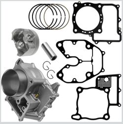 Cylinder Piston Gaskets Ring Top End Kit for Honda Rincon 680 TRX680 Pioneer 700
