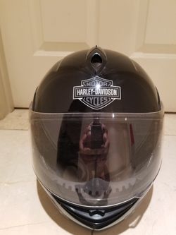 Harley Davidson motorcycle helmet