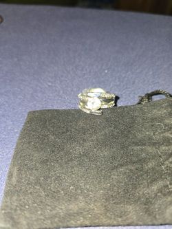 Silver toned ring