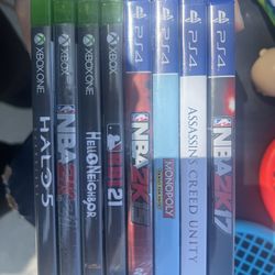 PS4 and XBOX one games 