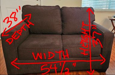 Twin Sofa Sleeper - Charcoal Color