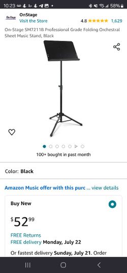 SM7211B Adjustable Sheet Music Stand