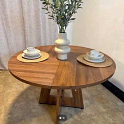 Mid Century Style Round Dining Table