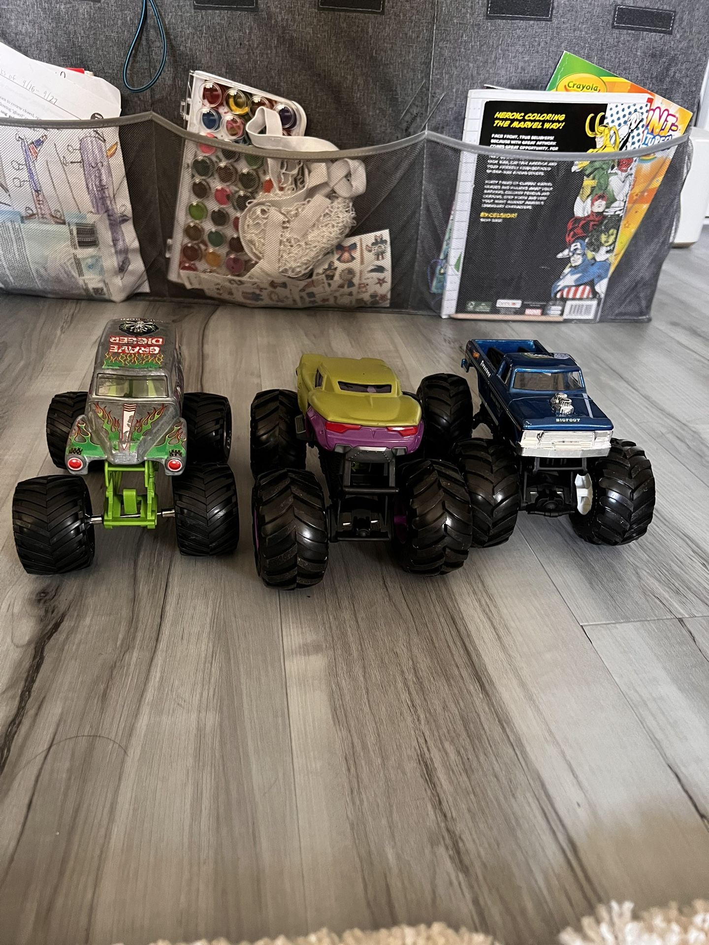 3 Big Wheels Truck Toys