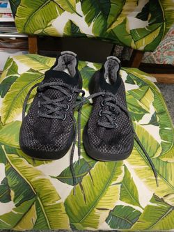 Allbirds Men's Tree Dasher Obsidian Knit Lace-Up Sneakers, Size 10