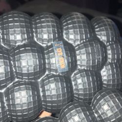 Brand new black bubble slides Size 7