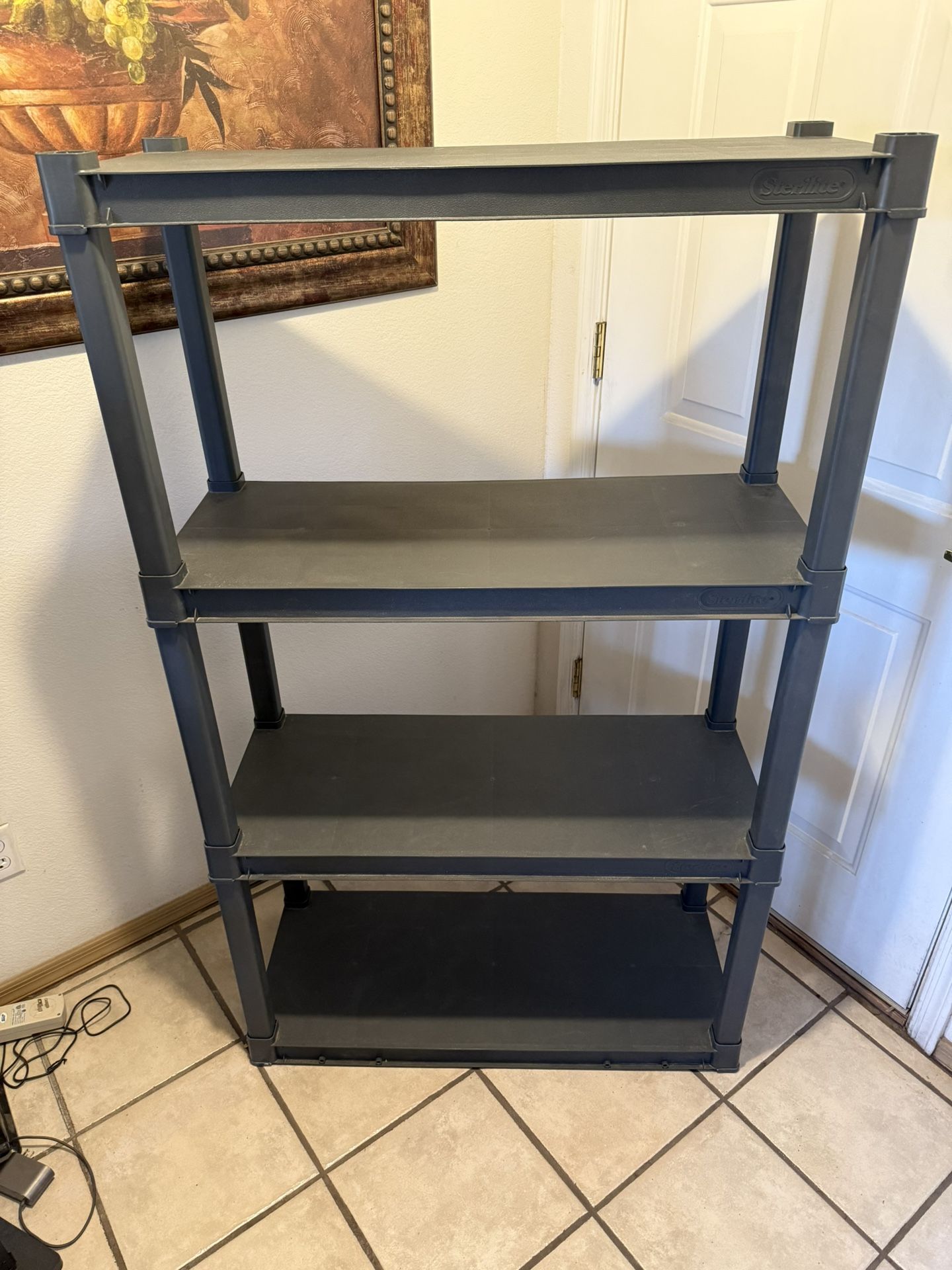 Sterilite 4-Shelf Storage Rack