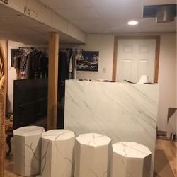 Stunning 45x45 coffee marble table