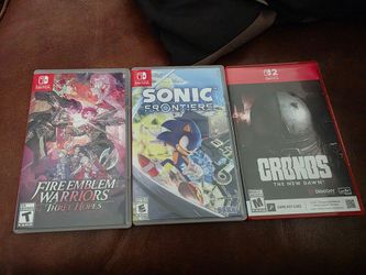 Switch Games 1 & 2 - FE Warriors Three Hopes, Sonic Frontiers, Cronos The New Dawn