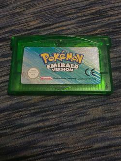 Pokémon Emerald Version GBA Cartridge