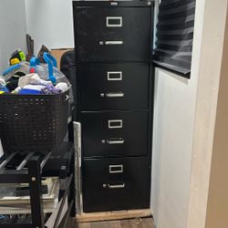 Four Drawer Metal File Cabinet