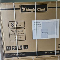 Magic Chef 8.7 Cu.ft Chest New Never Opened 