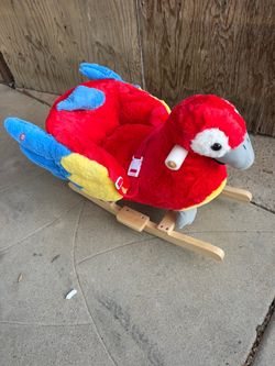 Qaba kids rocking parrot with music brand new