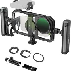 SmallRig x Brandon Li All-in-One Mobile Video Kit, Quick Release Universal Phone Video Rig Kit for iPhone for Samsung for Pixel, with Wireless Rotatab