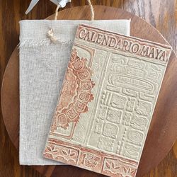 Calendario Maya Mayan Calendar Accordion Codex Book & Bag - Gift Set 1997