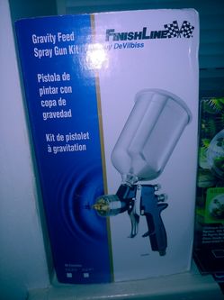 FinishLine Gravity Feed Spray Gun Kit