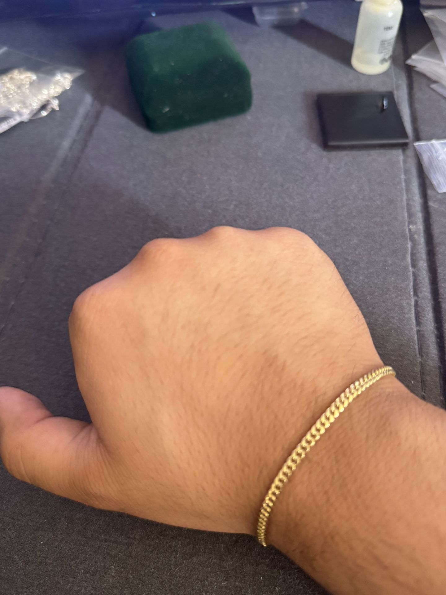10K GOLD 3MM 8 INCH MIAMI CUBAN LINK BRACELET
