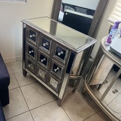 Antique Mirrored Nightstand IT IS NOT FREE