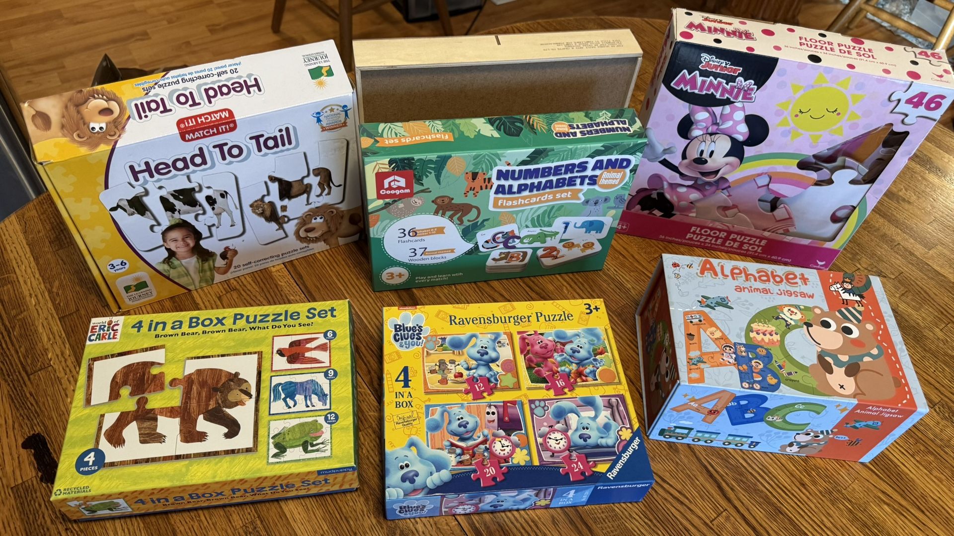 Lot of 7 Assorted Kids Puzzles