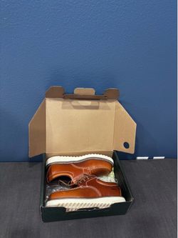Golden Fox Moc Toe Oxford