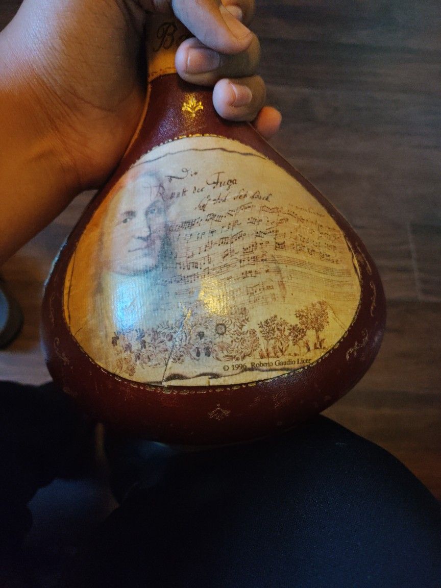 Glass Bottle With Hamilton Wrap