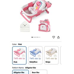 Foldable Baby Bathtub $15