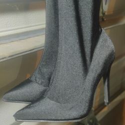 Size 8 Thigh High Black Boots