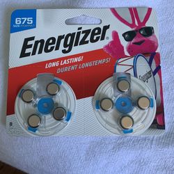 Energizer Size 675 Format 8 Pack Batteries