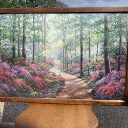 Framed Forest Picture