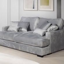 Grey Oversized Loveseat For Small Apartments Studios 