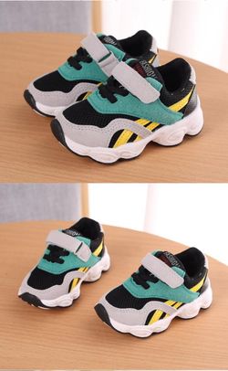 Size 7.5 Boys Girls Sneakers Shoes - Sport Breathable Soft