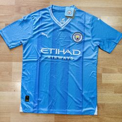 Manchester City Home Jersey - Men Size L