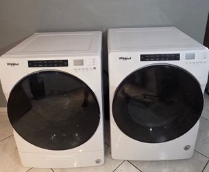 Whirlpool washer and dryer