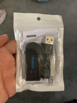 Bluetooth Car Kit Handsfree Talk Auxiliary Music Receiver