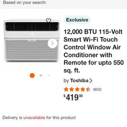 Toshiba Window AC With Remote 