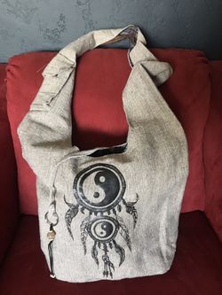 Long Hippie Hobo Sling Shoulder Crossbody Bag, Bohemian Hippie Bag