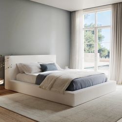 SOFTFRAME Queen Bed Frame + Headboard + Mattress