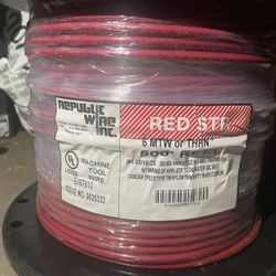 6 Red AWG THHN-2 THWN-2 500FT