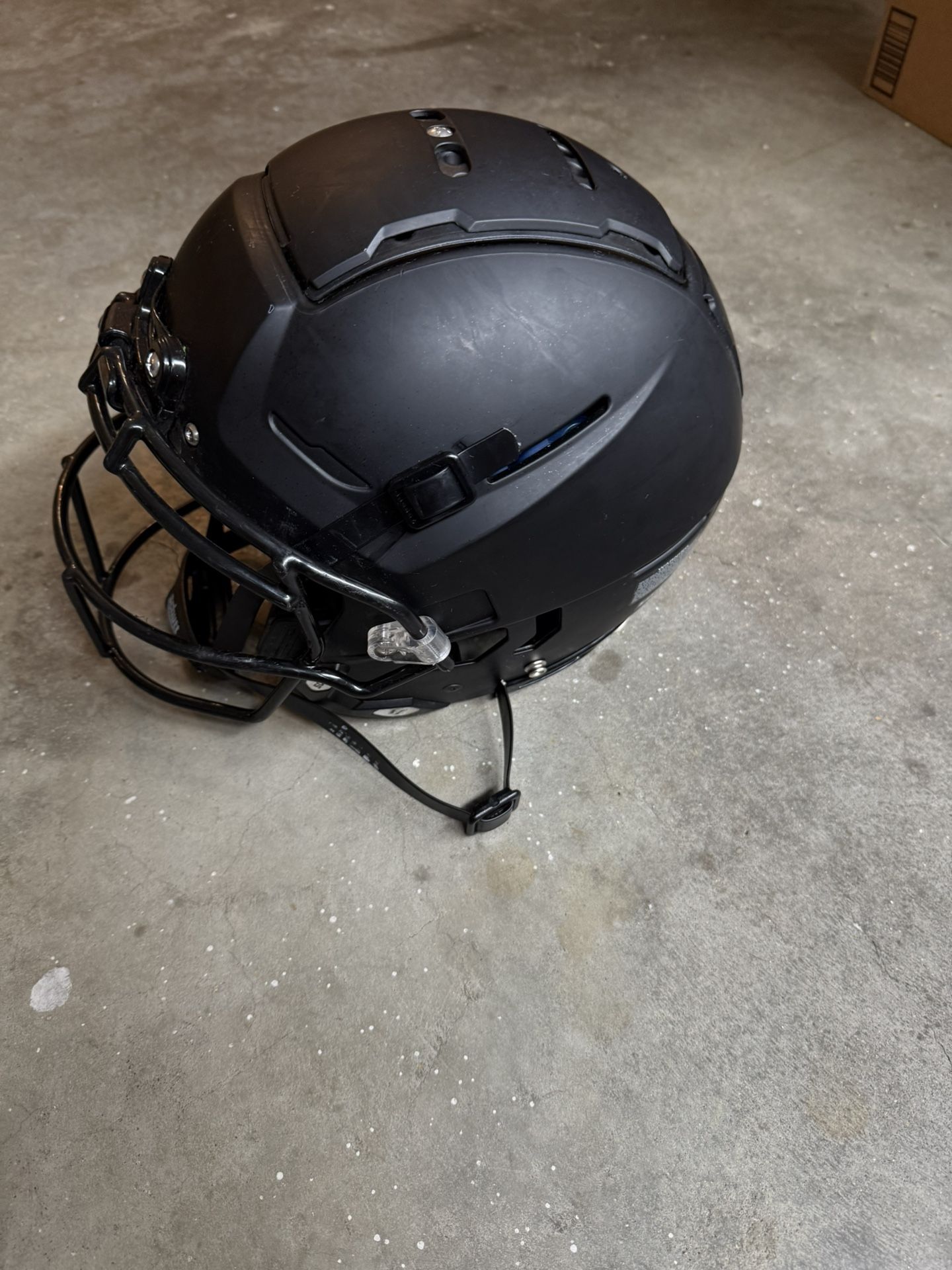 F7 Football Helmet – Matte Black – Adult Size – Barely Used