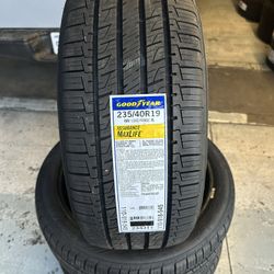235/40/19 New Set Of Goodyear Tires Installed 