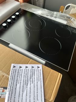 Hobsir 30 Inch 4 Burner Electric Cooktop Knob Control
