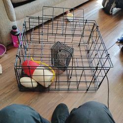 Like New Heavy Duty Vinyl Coated Crab/Fishing  Cage Trap