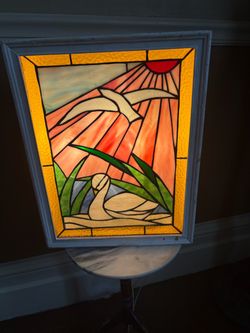Stain glass light box