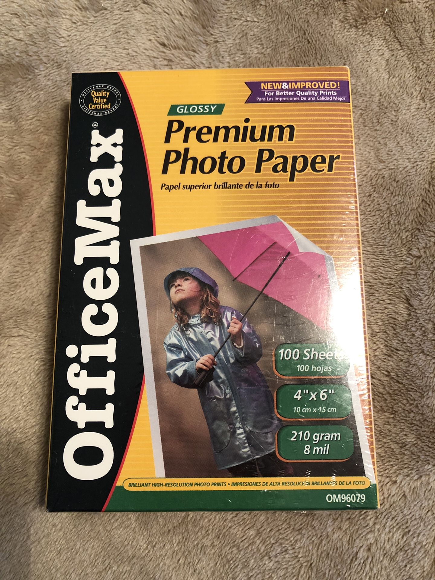 OFFICEMAX 100 glossy premium photo paper