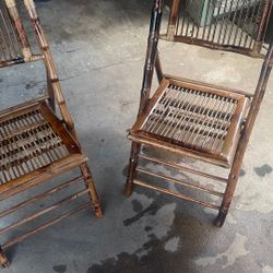 Two Bamboo Chairs