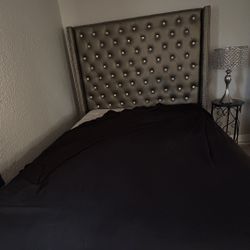 Bed Frame.    $350. Like New.  Vanity. $300 